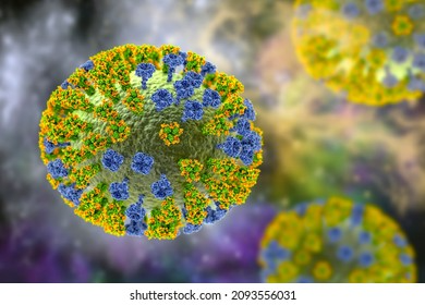 influenza-virus-h3n2-3d-illustra