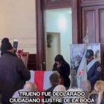 Trueno fue declarado ciudadano ilustre de La Boca