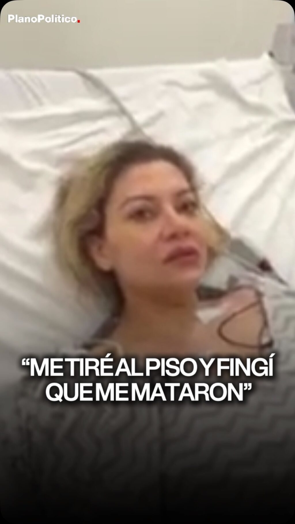Nadia Beller hablando sobre el ataque que sufrió por sicarios
