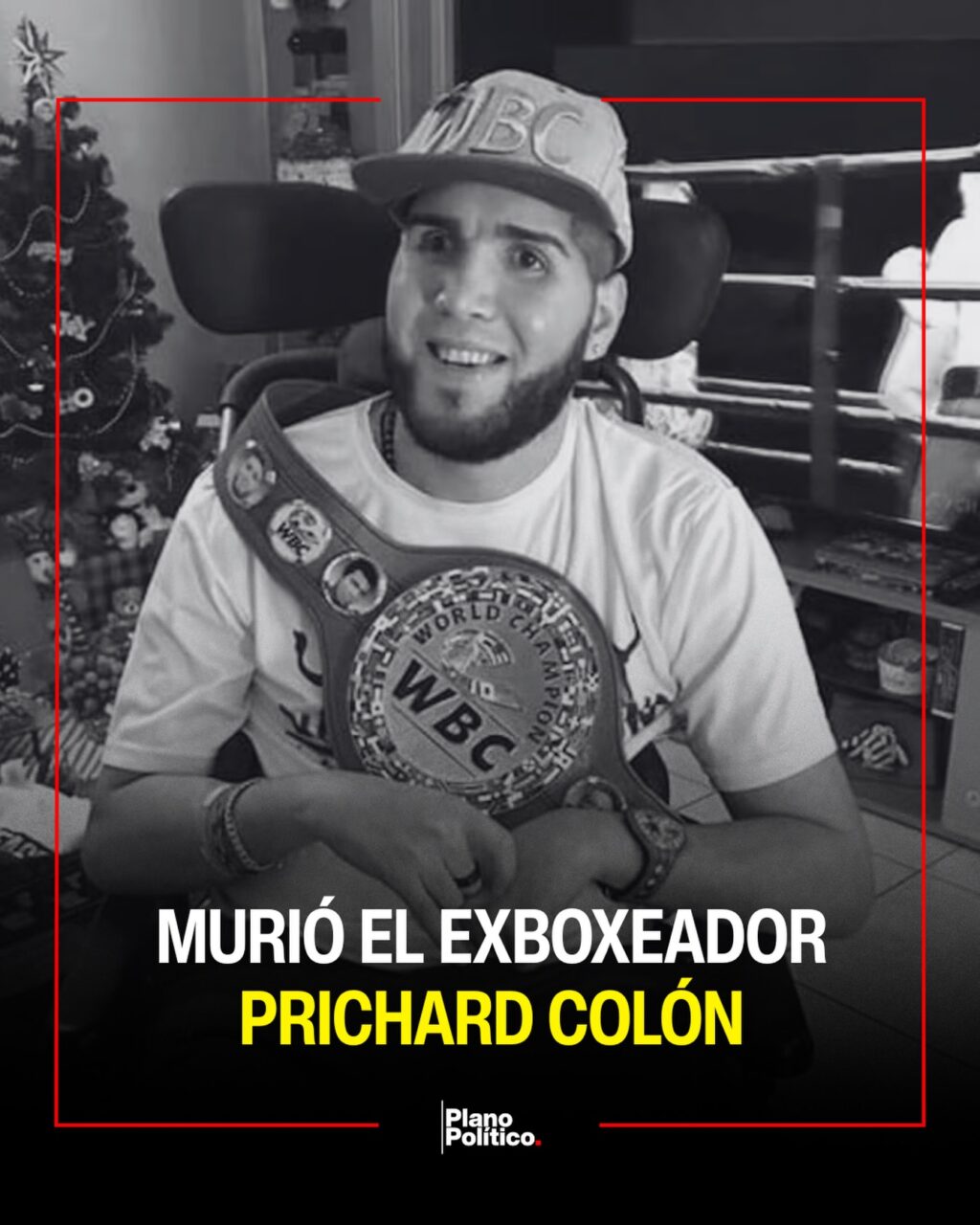 Prichard Colón durante su época como boxeador profesional activo