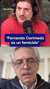 Alberto Fernández hablando en público sobre acusaciones contra Fernando Cerimedo