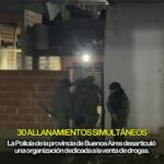 Desarticulan banda narco en el sur del conurbano: 16 detenidos y demolición de búnkeres