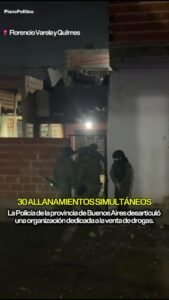 Operativo policial con detenciones y secuestro de drogas en el conurbano bonaerense