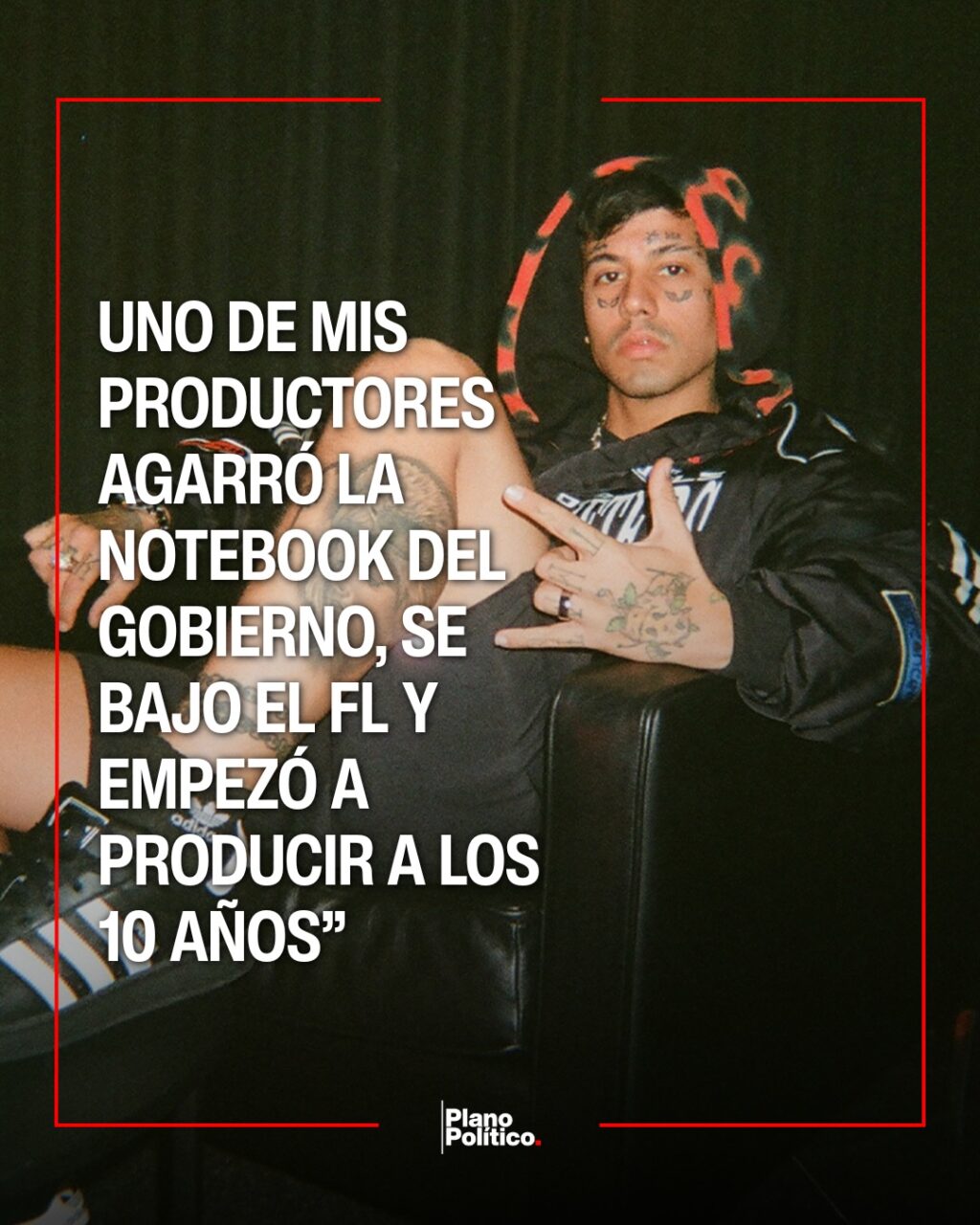 Duki hablando sobre el productor musical que comenzó su carrera de niño