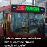 Detenido tras robar un colectivo en Merlo y hacer el recorrido completo hasta Morón