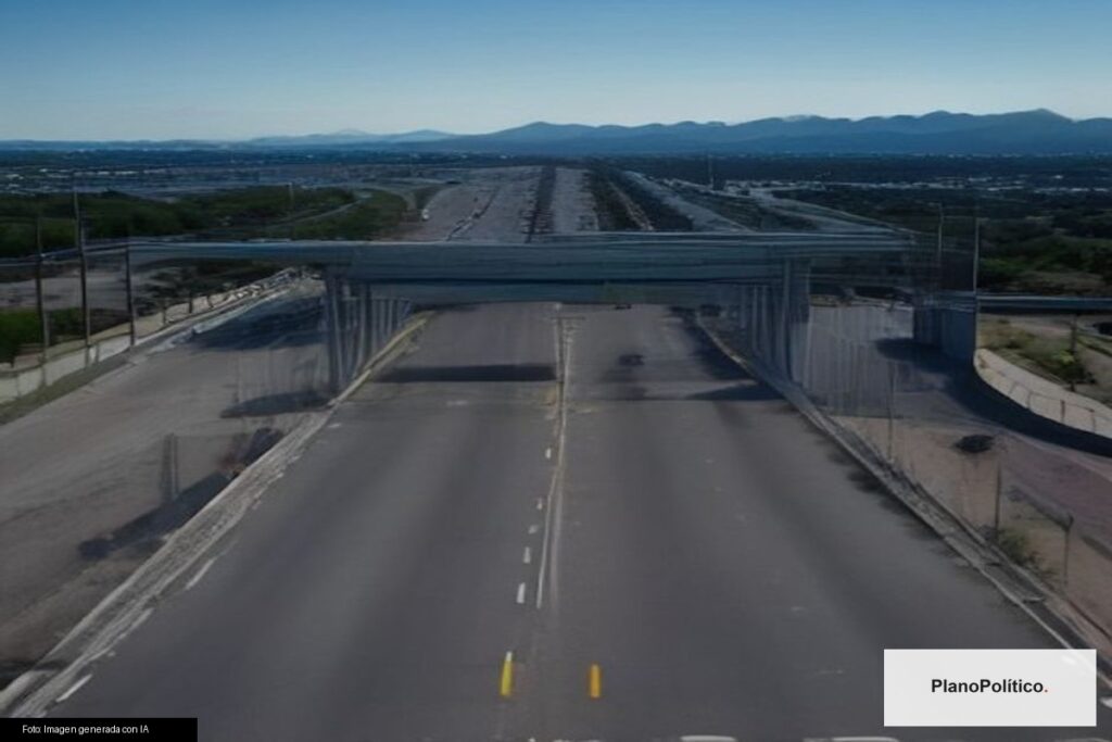 Autopista con cabina de peaje y tránsito vehicular en Argentina