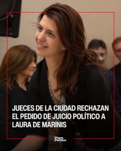 Jueza Laura De Marinis en el centro de una polémica por fallo judicial