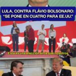 Lula arremetió contra Flávio Bolsonaro y lo acusó de subordinarse a Estados Unidos