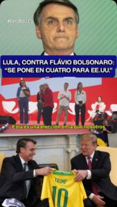 Lula da Silva durante un acto político en Brasilia