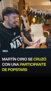 Martín Cirio y Paola Alvarado en un momento de tensión durante el programa Popstars