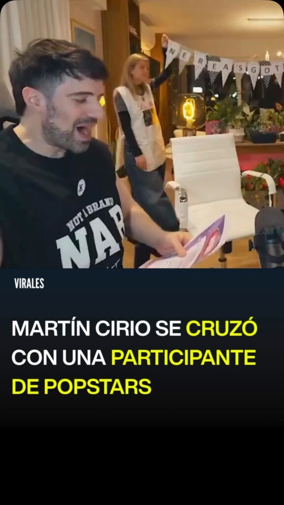 Martín Cirio y Paola Alvarado en un momento de tensión durante el programa Popstars