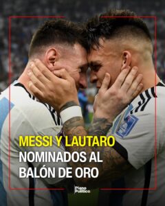 Lionel Messi, Lautaro Martínez y Emiliano Martínez con la camiseta de la selección argentina