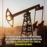 Acciones de petroleras que operan en Malvinas se desplomaron en Londres tras anuncios del Gobierno