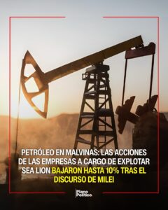 Gráfico bursátil mostrando caída de acciones de petroleras en Bolsa de Londres