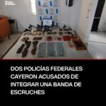 Detienen a dos policías federales acusados de integrar una banda dedicada a escruches