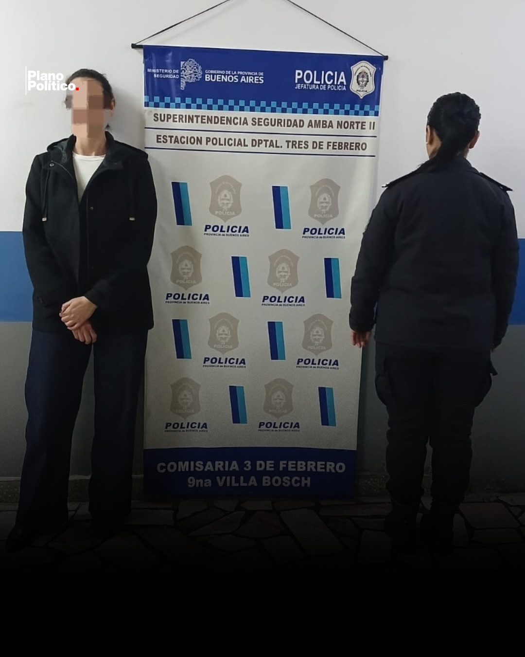 Operativo policial con armas y dinero secuestrado en Villa Bosch