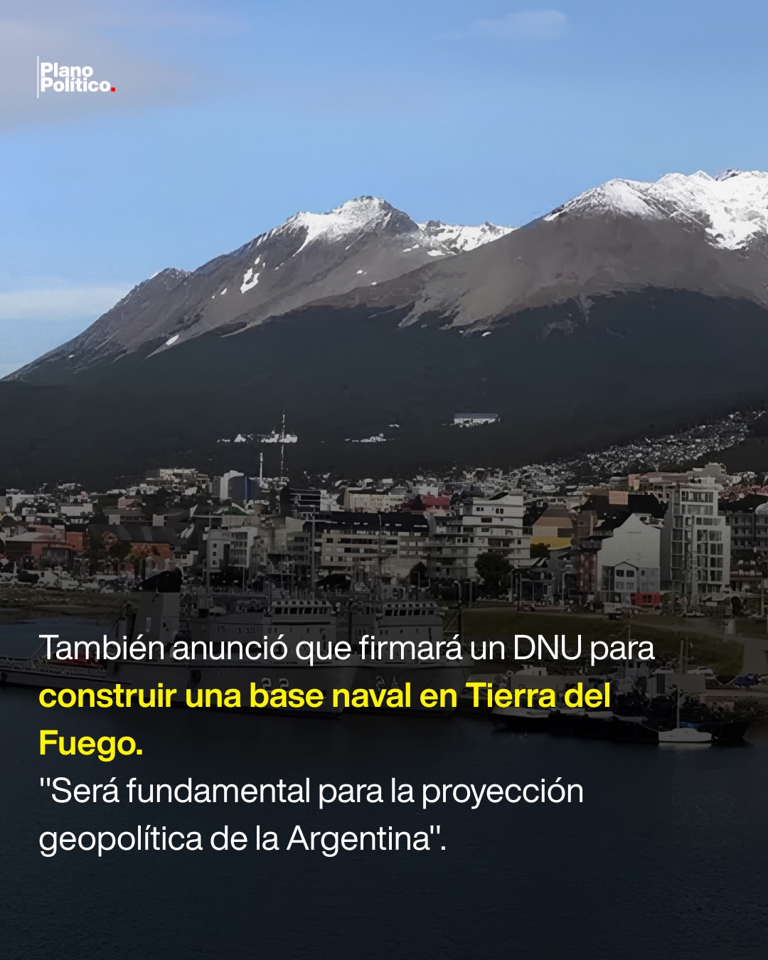 El presidente argentino durante su mensaje transmitido por cadena nacional sobre política exterior y Malvinas