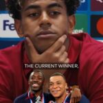 Lamine Yamal respondió con ironía a Dembélé tras quedar fuera de su top 3 de mejores jugadores