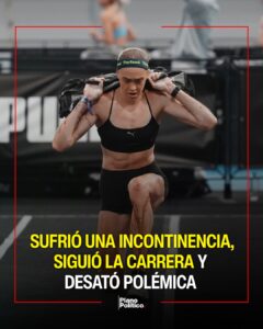 Atleta compitiendo en prueba de Hyrox con obstáculos y ejercicios funcionales