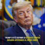 Trump evitó pronunciarse sobre el conflicto de Malvinas y cuestionó al Reino Unido