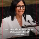 Delcy Rodríguez prometió elecciones en Venezuela sin precisar fecha