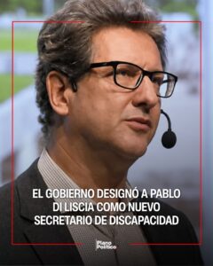 Pablo Di Liscia asume como secretario de Discapacidad en el Ministerio de Salud