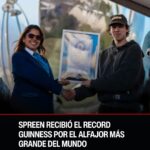 Alfajor gigante de más de tres mil kilos en Buenos Aires