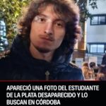 Buscan en Córdoba a un estudiante platense de 21 años desaparecido hace varios días