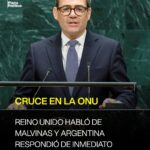 Malvinas volvió al centro de la Asamblea General de la ONU y reavivó el cruce entre Argentina y Reino Unido