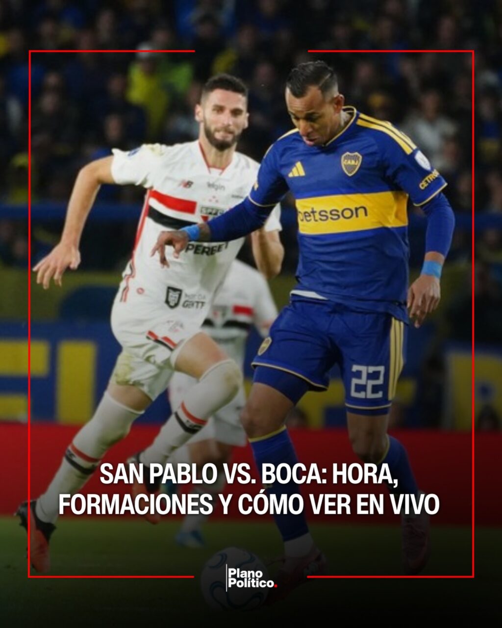 Jugadores de Boca Juniors durante un partido de la Copa Sudamericana