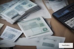 Billetes de euros y pesos argentinos en casa de cambio