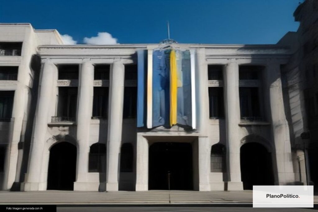 Ministerio de Economía de Argentina fachada del edificio gubernamental