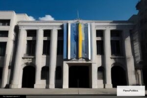 Ministerio de Economía de Argentina fachada del edificio gubernamental