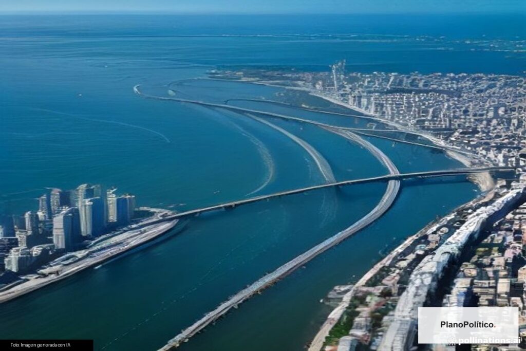 Vista de la costa de Montevideo, Uruguay, capital del país sudamericano