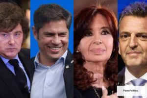 Javier Milei en acto de gobierno presidencial en Casa Rosada Argentina