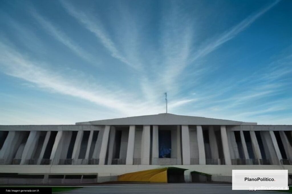 Edificio del Congreso Nacional de Brasil en Brasilia