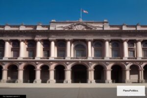 Javier Milei en acto presidencial oficial reciente