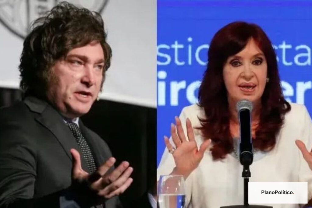 Javier Milei presidente de Argentina en acto oficial