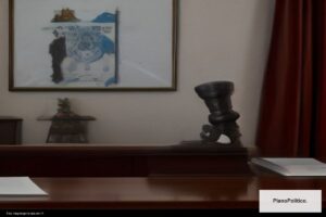Representación simbólica de denuncia judicial por título académico falso