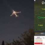 Avión de Aerolíneas Argentinas en pista del Aeropuerto de Ezeiza