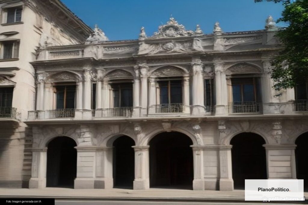 Fachada de la Casa Argentina en París, edificio histórico en el Barrio Latino