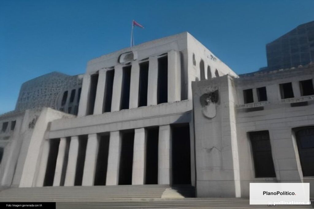 Edificio del Banco Central de la República Argentina en Buenos Aires