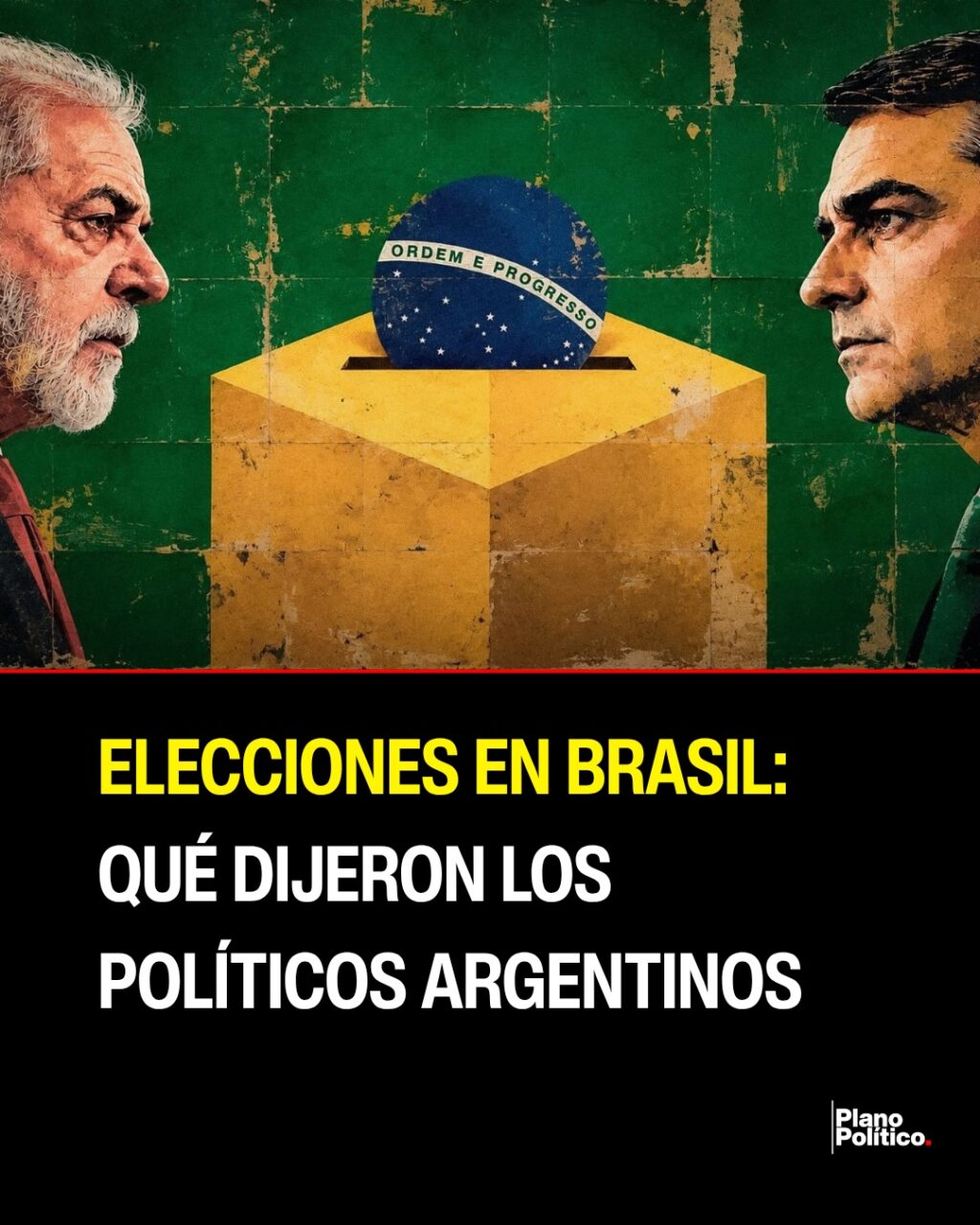 Dirigentes políticos argentinos reaccionando a los resultados de las elecciones en Brasil