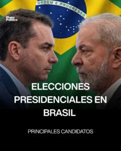 Ciudadanos brasileños participando en jornada electoral presidencial
