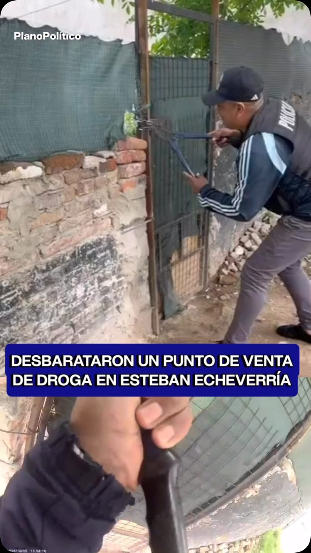 Operativo policial en vivienda con secuestro de drogas y dinero en Esteban Echeverría