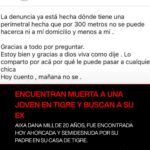 Mujer joven advirtiendo sobre situación de violencia de género y restricción perimetral