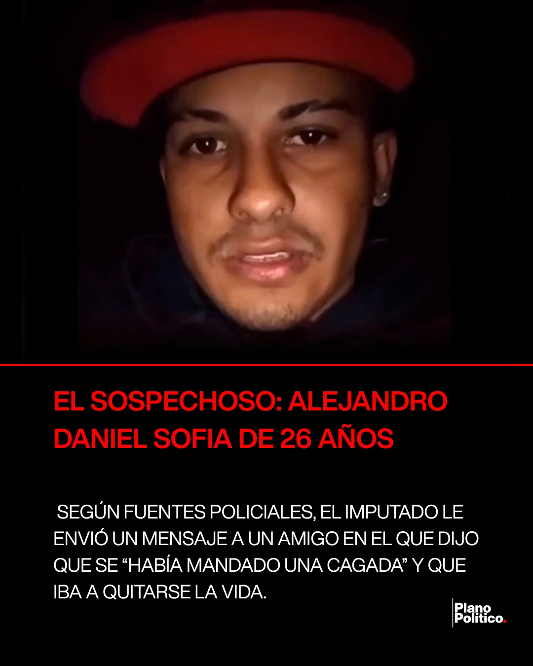 Mujer joven advirtiendo sobre situación de violencia de género y restricción perimetral