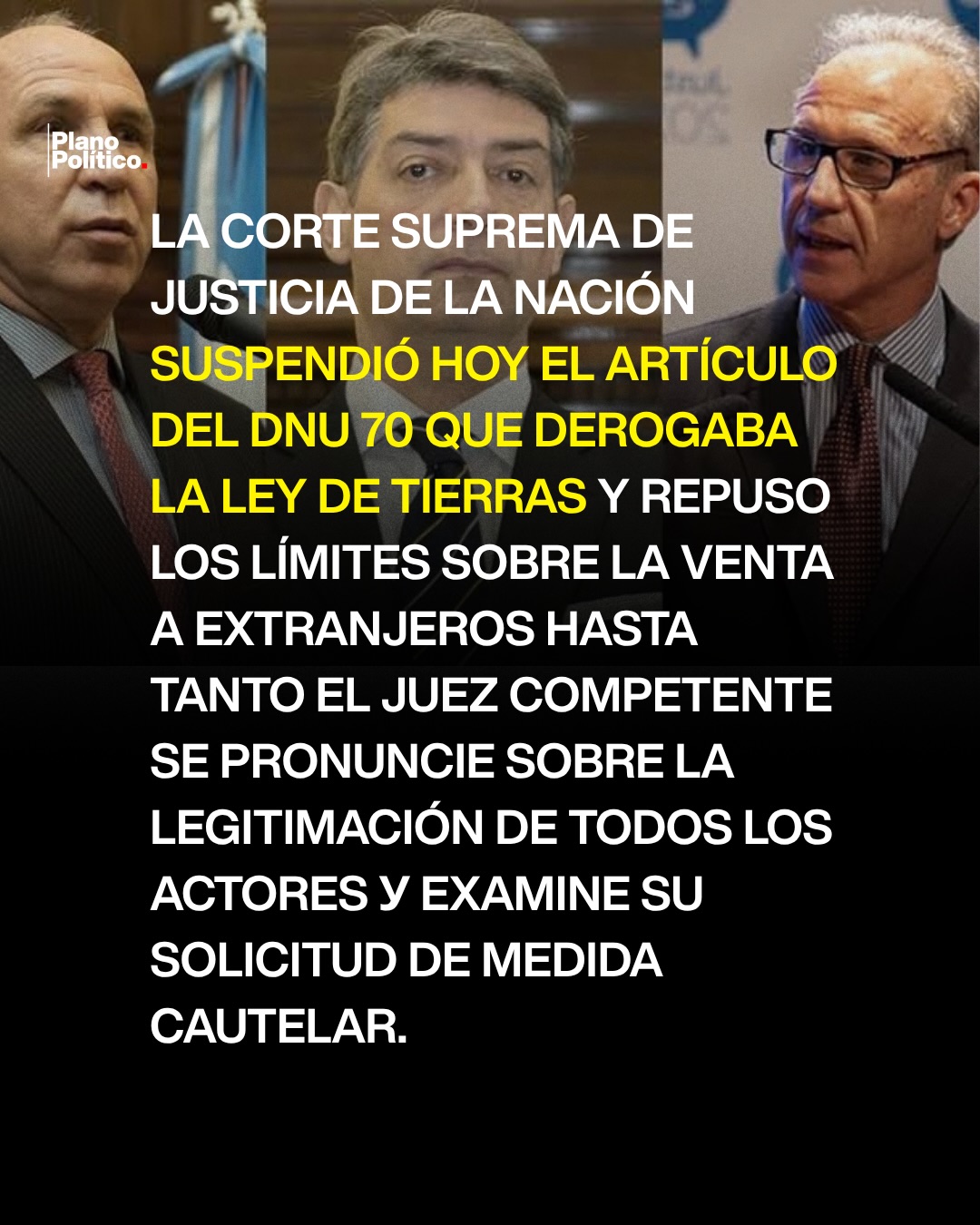 Fachada del edificio de la Corte Suprema de Justicia de la Nación Argentina