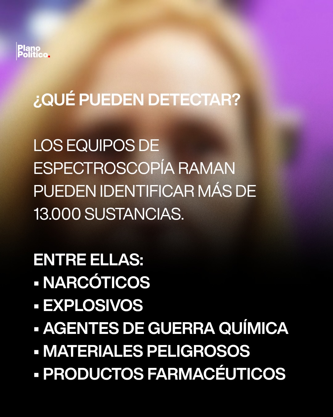 Equipos de espectroscopía Raman para detección de sustancias peligrosas en la Quinta de Olivos