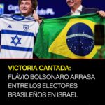 Flávio Bolsonaro obtuvo la mayoría de votos entre brasileños residentes en Israel